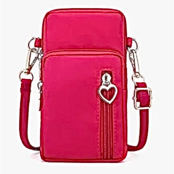 Handbags - ROSE RED CROSSBODY BAG